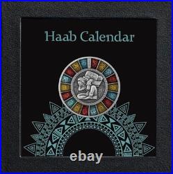 2023 Niue Haab? Alendar 2 oz Antique finish Silver Coin