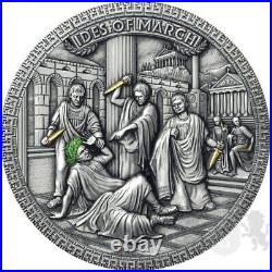 2023 Niue IDES OF MARCH Famous Assassinations Julius Caesar 2 Oz Silver Coin