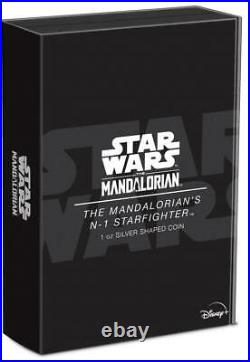 2023 Niue Mandalorian N-1 Starfighter 1oz Silver Coin NGC MS 70 Antiqued