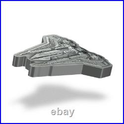2023 Niue Star Wars Bo-Katan's Gauntlet Starfighter 3 oz Silver Coin