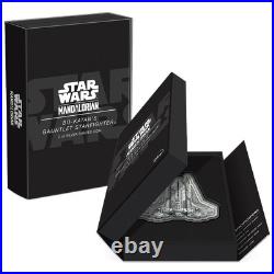 2023 Niue Star Wars Bo-Katan's Gauntlet Starfighter 3 oz Silver Coin