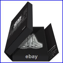 2023 Niue Star Wars Bo-Katan's Gauntlet Starfighter 3 oz Silver Coin