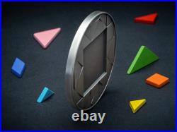 2023 Niue TANGRAM PUZZLE $5 Antique Finish 2 Oz Silver Coin
