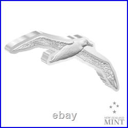 2023 Niue Wildlife Wandering Albatross 2 oz Silver Shaped Antiqued Coin