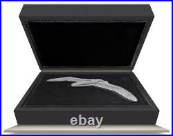 2023 Niue Wildlife Wandering Albatross 2oz Silver Shaped Coin with MIntage 2000