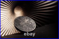 2023 Palau H. P. Lovecraft Azathoth 3 oz Silver Antiqued Coin 2023 Palau H. P. Lovecraft Azathoth 3 oz Silver Antiqued Coin