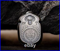 2023 Palau Scarab Cheops 1oz Silver Antiqued Shaped Coin