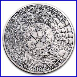 2023 Republic of Ghana 50 gram Silver Antique Eagle SKU#274150