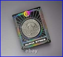 2023 SEAHORSE ANTIQUE 1 oz 999 Silver Coin Scottsdale? ALPHA STRIKE Only 99