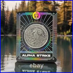 2023 SEAHORSE ANTIQUE 1 oz 999 Silver Coin Scottsdale? ALPHA STRIKE Only 99