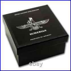 2023 SUMERIAN CIVILIZATION 2oz. 999 Silver Colorized/Antiqued MINTAGE 300 ONLY 2023 SUMERIAN CIVILIZATION 2oz. 999 Silver Colorized/Antiqued MINTAGE 300 ONLY