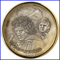 2023 Samoa 3 oz Silver The Lord Of The Rings The One Ring