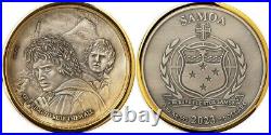 2023 Samoa Lord of the Rings One Ring 3oz Silver Antique Finish Coin Minted 1499