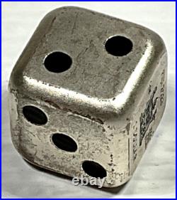 2023 Year of the Rabbit Rolling Dice 1 oz Antique Silver withSlight Scratches