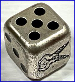 2023 Year of the Rabbit Rolling Dice 1 oz Antique Silver withSlight Scratches