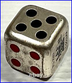 2023 Year of the Rabbit Rolling Dice 1 oz Antique Silver withSlight Scratches