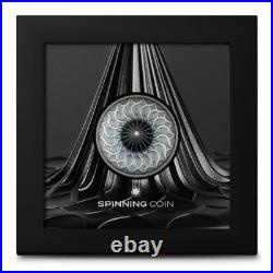 2024 1 oz Antique Cook Islands Silver Spinning Coin (Box, CoA)