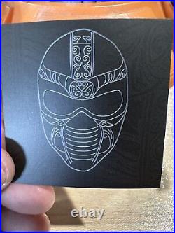 2024 2 Oz Ninja Mask Antique High Relief. 999 Silver Coin Serial # 84/250