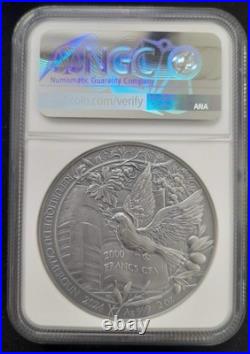 2024 2oz Cameroon The Nativity MS70 Antiqued