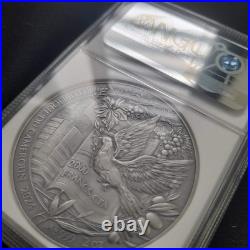 2024 2oz Cameroon The Nativity MS70 Antiqued