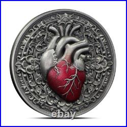 2024 3 oz Niue Essentia Cor Antiqued Silver Coin (Color) 2024 3 oz Niue Essentia Cor Antiqued Silver Coin (Color)