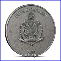 2024 3 oz Niue Essentia Cor Antiqued Silver Coin (Color) 2024 3 oz Niue Essentia Cor Antiqued Silver Coin (Color)