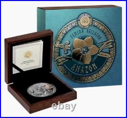 2024 AMAZON Femina Bellator 2oz Silver Coin 2000Francs CFA Cameroon