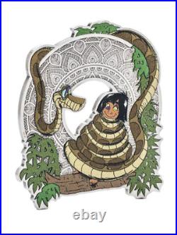 2024 Agoro Disney The Jungle Book Kaa 1 oz Colorized Antique Silver Coin