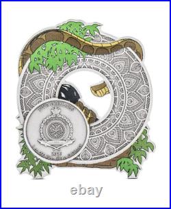 2024 Agoro Disney The Jungle Book Kaa 1 oz Colorized Antique Silver Coin