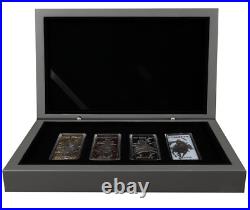 2024 Barbados Four Horsemen of the Apocalypse 4 x 1 oz Silver Antiqued Coin Set