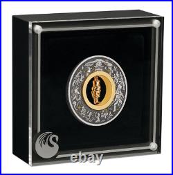 2024 CHRISTMAS $2 2oz Silver Antiqued Coin with NUTCRACKER Insert