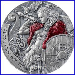 2024 Cameroon 2 oz Antiqued Silver Way to Valhalla Freydis Eiriksdottir