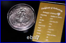 2024 Cameroon Archangel Michael Coin 2 oz. 999 Silver High Relied Box/Coa