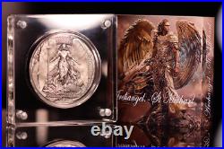 2024 Cameroon Archangel Michael Coin 2 oz. 999 Silver High Relied Box/Coa