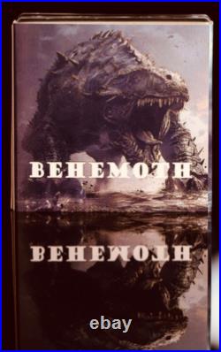 2024 Cameroon Behemoth Antique Colorized 2 oz High Relief Silver Coin 129 minted