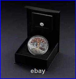 2024 Cameroon CHERVONA KALINA Ukrainian Elder Tree 2 Oz Silver Coin Mintage 500