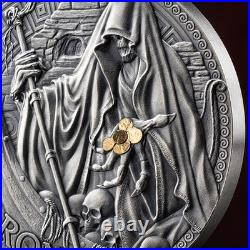 2024 Cameroon Charon The Great Greek Mythology 1 oz Antique finish Silver Coin