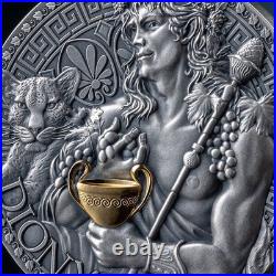 2024 Cameroon Dionysus The Great Greek Mythology 1 oz Antique finish Silver Coin
