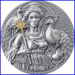 2024 Cameroon Hera The Great Greek Mythology 3 oz Antique finish Silver Coin