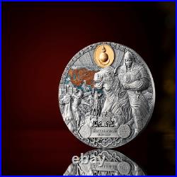 2024 Cameroon Legacy of the Greatest Empires Mongol Empire 2oz Silver Coin