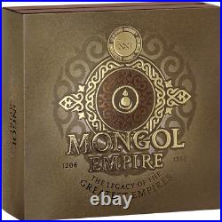 2024 Cameroon Legacy of the Greatest Empires Mongol Empire 2oz Silver Coin