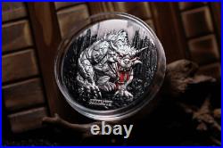 2024 Cameroon Majestic Behemoth 2 oz Silver Antiqued Colorized Coin