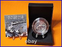 2024 Cameroon Peacemaker UHR Antiqued 1 oz Silver Coin