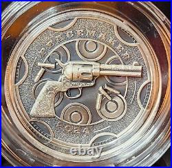 2024 Cameroon Peacemaker UHR Antiqued 1 oz Silver Coin