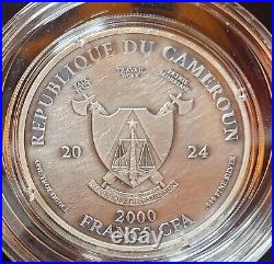 2024 Cameroon Peacemaker UHR Antiqued 1 oz Silver Coin