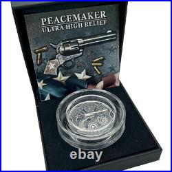 2024 Cameroon Peacemaker UHR Antiqued 1 oz Silver Coin