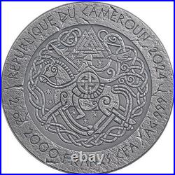 2024 Cameroon Ragnar Lothbrok The Way to Valhalla 2oz Antique finish Silver Coin 2024 Cameroon Ragnar Lothbrok The Way to Valhalla 2oz Antique finish Silver Coin