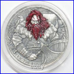 2024 Cameroon The Way to Valhalla Erik the Red 2 oz Silver Coin