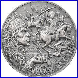 2024 Cameroon Tribal Spirit Comanche 2 oz Silver Coin
