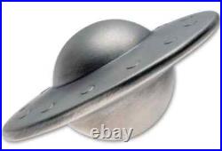 2024 Chad 5,000 Francs 20 GRAM Silver Levitating UFO Coin BU Mintage of 1999